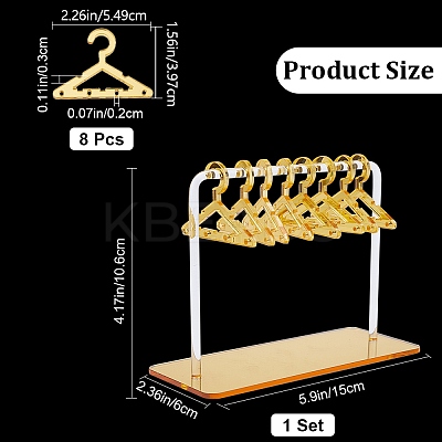 1 Set Acrylic Earring Display Stands EDIS-CP0001-12-1