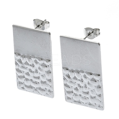 Tarnish Resistant 201 Stainless Steel Stud Earrings EJEW-K270-30P-1