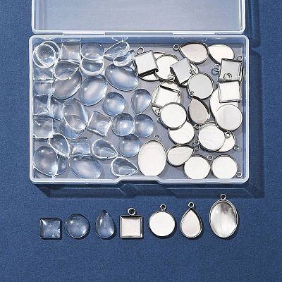 DIY Blank Pendant Making Kit DIY-FS0005-50-1