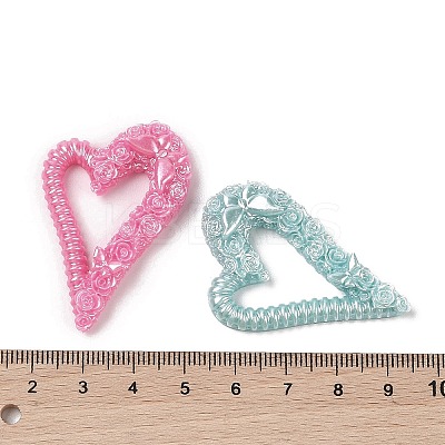 Opaque Resin Hollow Decoden Cabochons RESI-Q230-01-1