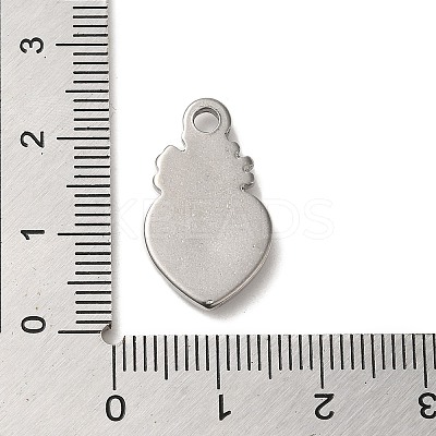 Non-Tarnish 304 Stainless Steel Pendants STAS-R223-02J-1