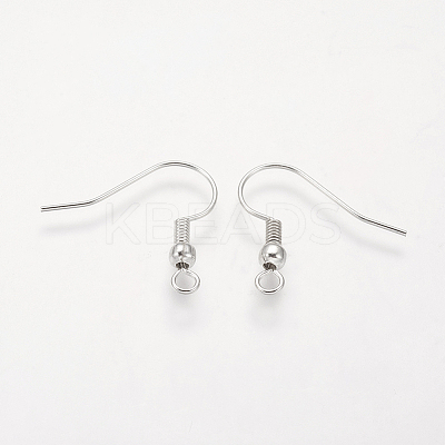 Brass Earring Hooks KK-Q261-4-NF-1