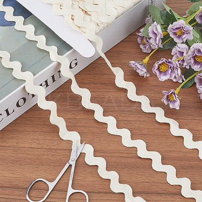 Cotton Wavy Fringe Trim Ribbon OCOR-GF0004-49G-1