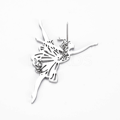 Non-Tarnish Dancer Brooch JEWB-N007-001P-FF-1