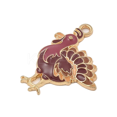 Thanksgiving Day Alloy Enamel Pendants FIND-Z064-03D-1