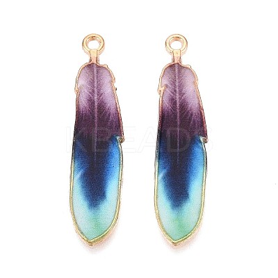 Alloy Enamel Pendants FIND-G078-34G-03-1