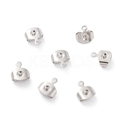 Brass Ear Nuts KK-P001-75P-1