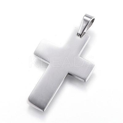 Tarnish Resistant 304 Stainless Steel Pendants STAS-G124-02P-1