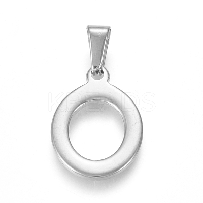 Tarnish Resistant 304 Stainless Steel Pendants X-STAS-F106-95P-O-01-1