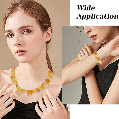 1 Strand Natural Topaz Jade Stone Beads Strands G-BBC0001-20-1