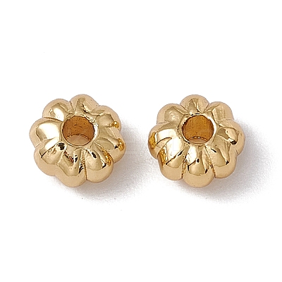 Rack Plating Brass Beads KK-C007-40G-1