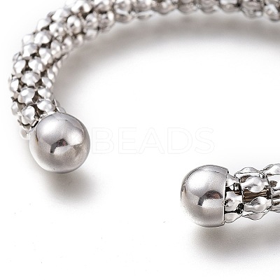 201 Stainless Steel Mesh Bracelets BJEW-M284-08-1-1