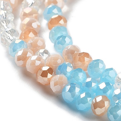 Glass Beads Strands EGLA-A034-M4mm-56-1