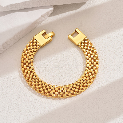 Hollow Iron Box Chain Bracelets for Women HQ3055-2-1