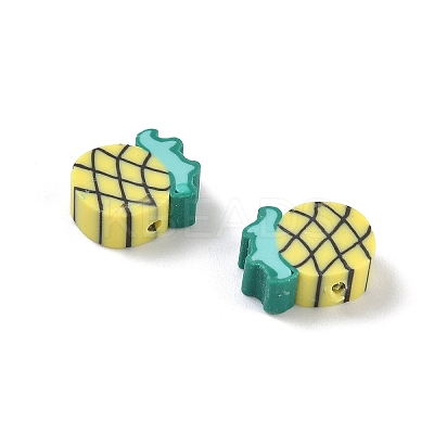 Fruit & Vegetable Theme Handmade Polymer Clay Beads CLAY-F006-02K-1