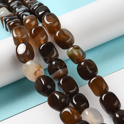 Natural Agate Beads Strands G-H295-A01-03-1