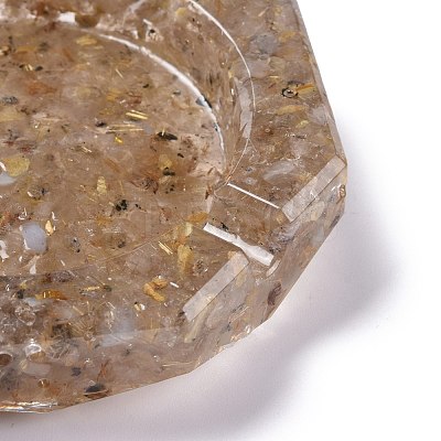 Natural Rutilated Quartz Ashtray DJEW-F015-09B-1