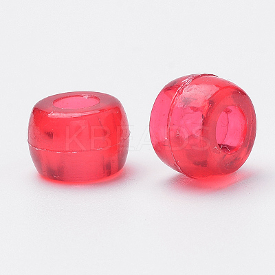 Transparent Plastic Beads X-MACR-S272-19-1