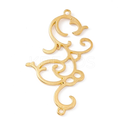 Antique Style Auspicious Clouds Alloy Connector Charms FIND-G016-03G-1