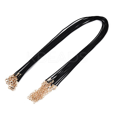 Waxed Cotton Cord Necklace Making LS-MAK-YWC0001-01KC-01-1