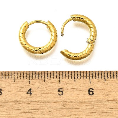 304 Stainless Steel Hoop Earrings for Women EJEW-M068-11A-G-1