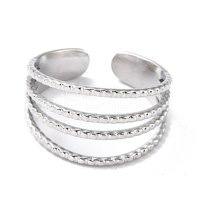 Tarnish Resistant 304 Stainless Steel Finger Rings RJEW-L102-16P-1