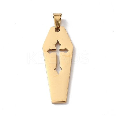 304 Stainless Steel Pendants LS-STAS-E190-03G-1