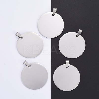 Tarnish Resistant 304 Stainless Steel Pendants STAS-I140-16S-1