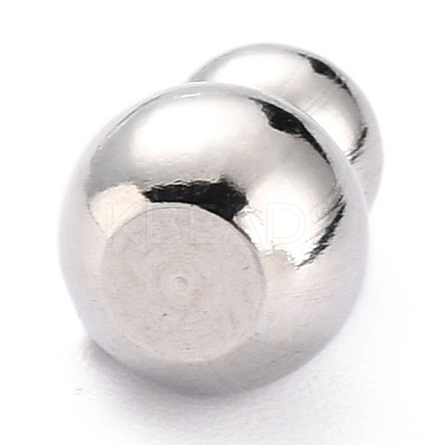 Non-Tarnish 304 Stainless Steel Beads X-STAS-B011-05C-P-1