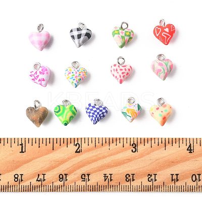 26Pcs 13 Colors Handmade Polymer Clay Charms CLAY-FS0001-45-1