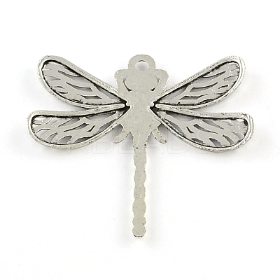 Tibetan Style Zinc Alloy Pendant Rhinestone & Tray Settings TIBEP-R334-066AS-RS-1