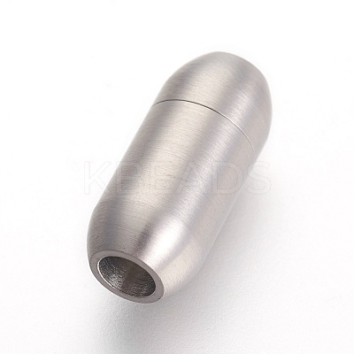 Tarnish Resistant 304 Stainless Steel Locking Tube Magnetic Clasps STAS-F194-14P-1