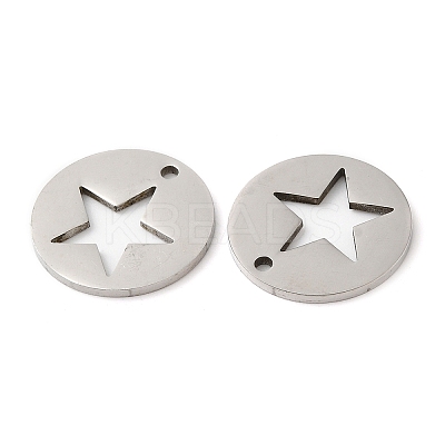 Non-Tarnish 201 Stainless Steel Pendants STAS-A084-08P-1