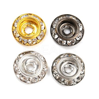 Brass Crystal Rhinestone Beads RB-F035-06A-1