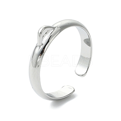 SHEGRACE Adjustable Brass Ring Components XGR0088P-132P-1