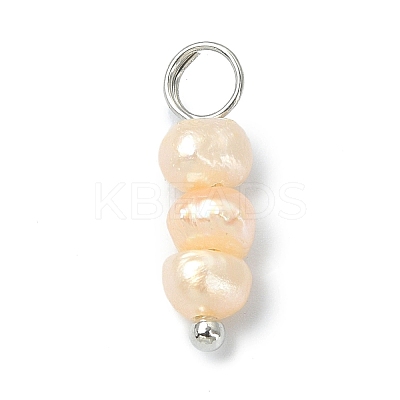 6Pcs 2 Styles Natural Cultured Freshwater Pearl Pendants PALLOY-JF02265-02-1