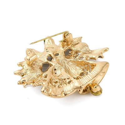 Rhinestone Alloy Brooches JEWB-M047-02G-01-1