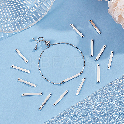 20Pcs 304 Stainless Steel Connector Charms FIND-UN0003-78-1