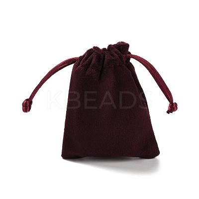 Velvet Jewelry Drawstring Storage Pouches ABAG-P013-02A-04-1