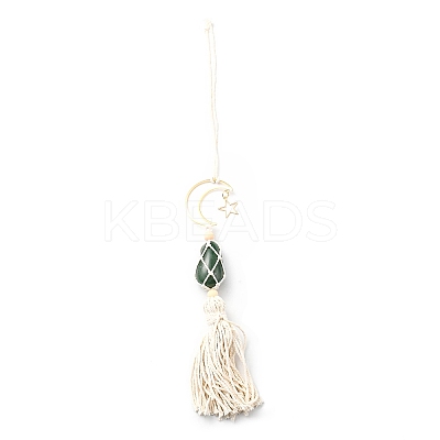 Hanging Moon Star Braided Macrame Ornaments MOST-PW0001-137B-1