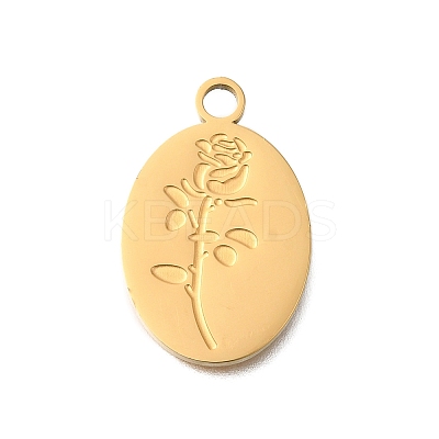 PVD Vacuum Plating 201 Stainless Steel Pendants STAS-C111-03G-1