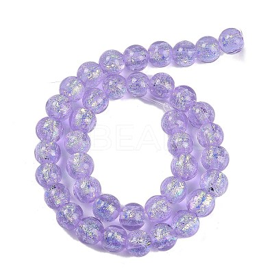 Handmade Foil Lampwork Beads Strands FOIL-K003-06A-1