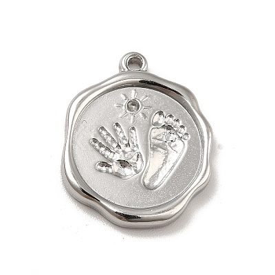 Tarnish Resistant 304 Stainless Steel Pendant Rhinestone Settings STAS-I197-001P-1
