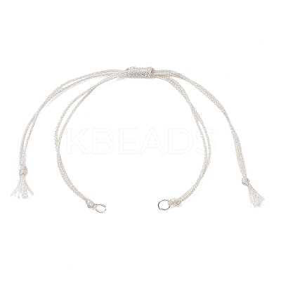 Polyester Cord Braided Bracelet Making AJEW-JB01377-1