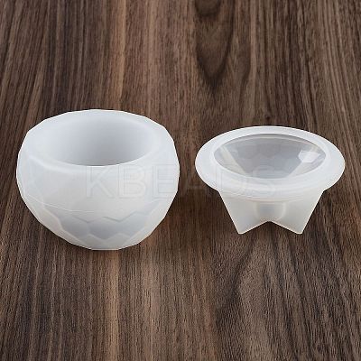 Faceted Hexagon DIY Candle Cup Silicone Molds LS-DIY-Q037-09B-1