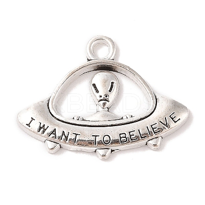 Tibetan Style Alloy Pendants TIBEP-5298-AS-LF-1