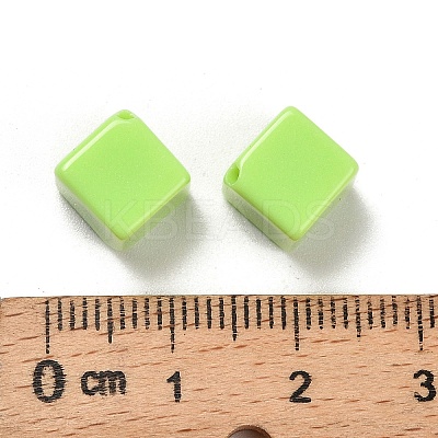 Opaque Acrylic Beads SACR-Z010-01G-1