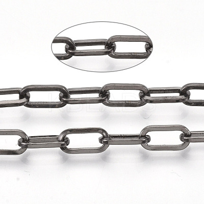Unwelded Iron Paperclip Chains CH-S125-02E-B-1