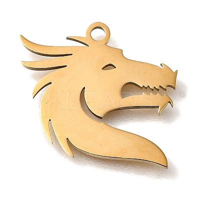 201 Stainless Steel Pendants STAS-R136-28G-1