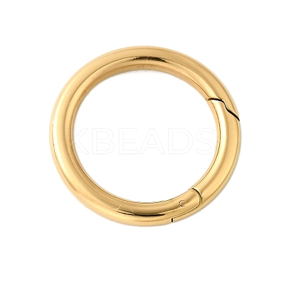 304 Stainless Steel Spring Gate Rings STAS-V012-03G-1